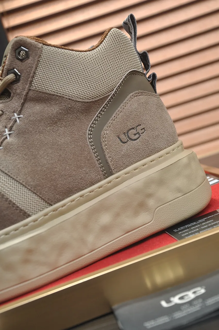 Men's shoes 💰640💶 [UGG] (full wool lining) top-end high-quality fur-in-one warm snow boots from Australia's warm luxury brand men's shoes, UGG-5877 official website synchronized, made of imported cowhide, carefully sewn...Imported rubber foam outsole (comfortable, soft, wear-resistant) The quality is really great...Exquisite workmanship, you can't put it down at first sight, available in sizes 39-44